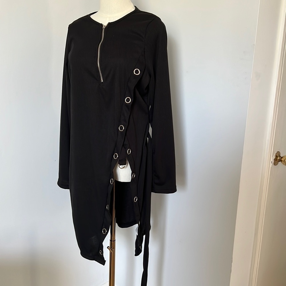 Black top with silver hardware NWOT